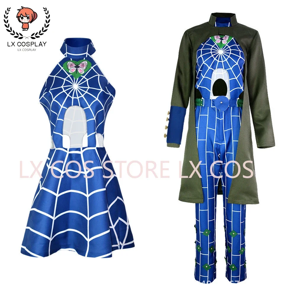 

Anime Jolyne Cujoh Cosplay Costumes Women Dress Coat Halloween Party Clothing For Female