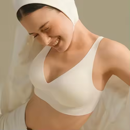 SUJIIN Sexy Seamless Wireless Bras for Women Push Up Padded Soft Support Invisible Lift V Neck Bralette Smooth Bra Female MX208 - Image 10
