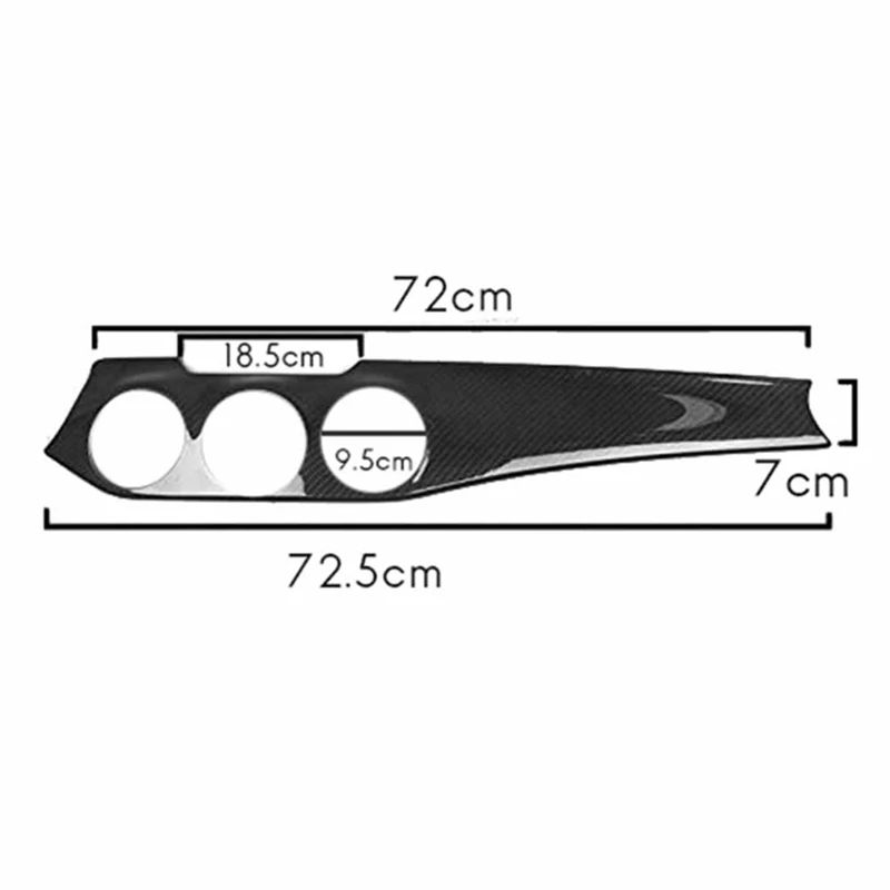 カーボンファイバーカーダッシュボードセンター,メルセデスベンツ用エアコンパネル装飾,W176,gla x156,cla c117,13-19