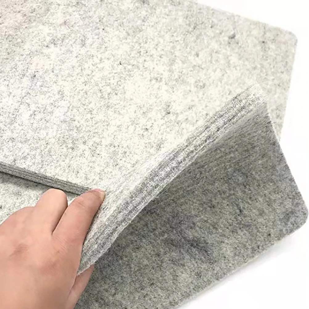 

Wool Ironing Mat 34 2x43cm Lightweight Breathable Quilt Sewing Felt Protective Insulation Travel Table Top Steam Resistant