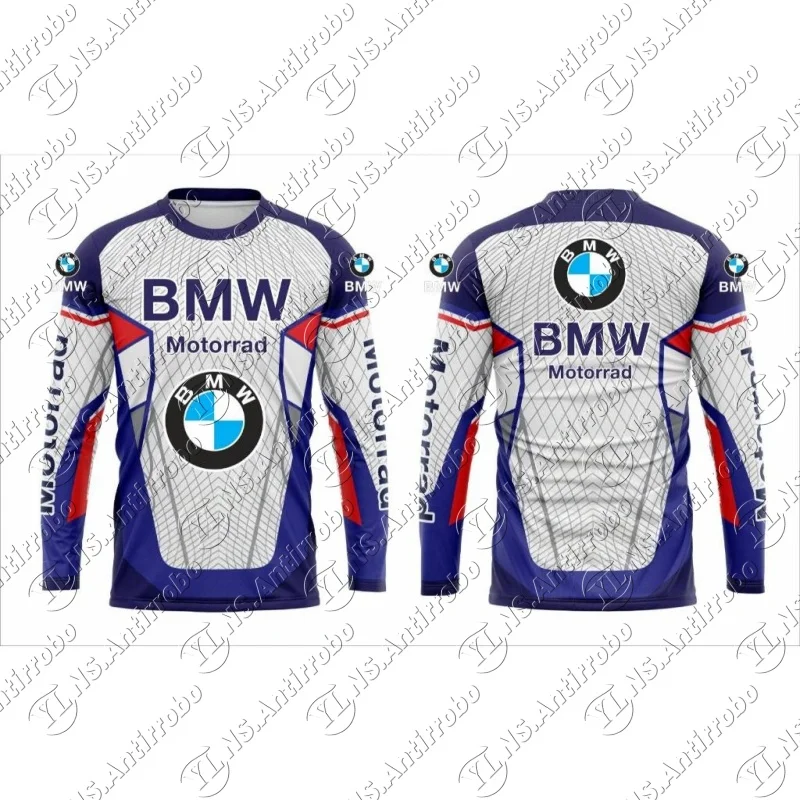 لسيارات Bmw Motorrad ركوب جيرسي على الطرق الوعرة سباق طويلة الأكمام نيو جيرسي الرجال النساء جيرسي تنفس التجفيف السريع الملابس