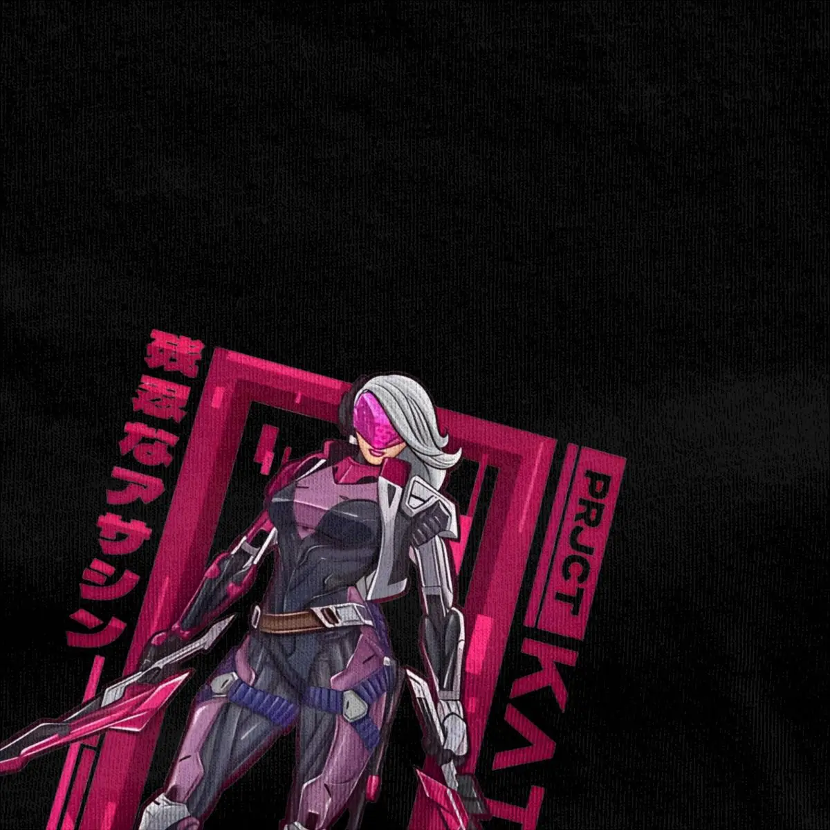 Oversized T-Shirt Arcane League Jinx Game 100% Cotton T-Shirts KATARINA Novelty Tee Shirt for Adult Summer Short Sleeve Tees