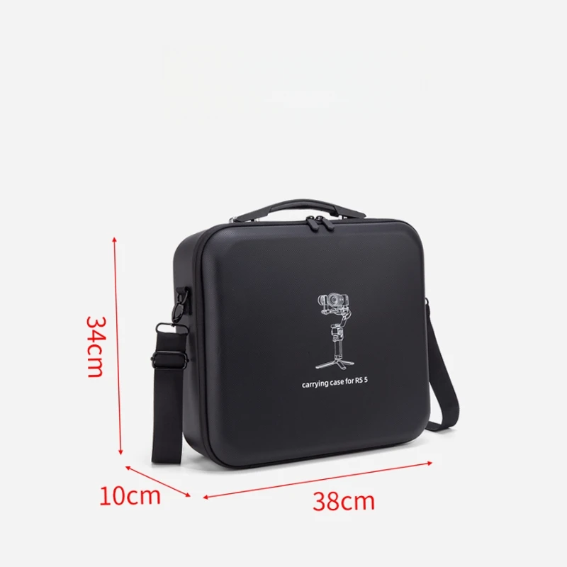 

Shoulder Bag Anti-pressure Storage Box Nylon Hardshell Carrying Case for DJI RS5 Combo Gimbal Stabilizer