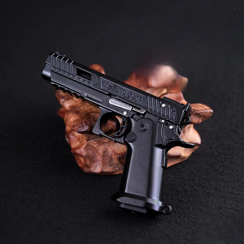 1: 3 Alloy Empire G34 tti ShellDetachable Alloy Toy Gun Keychain Fidget Toy Keychain Cannot Launch