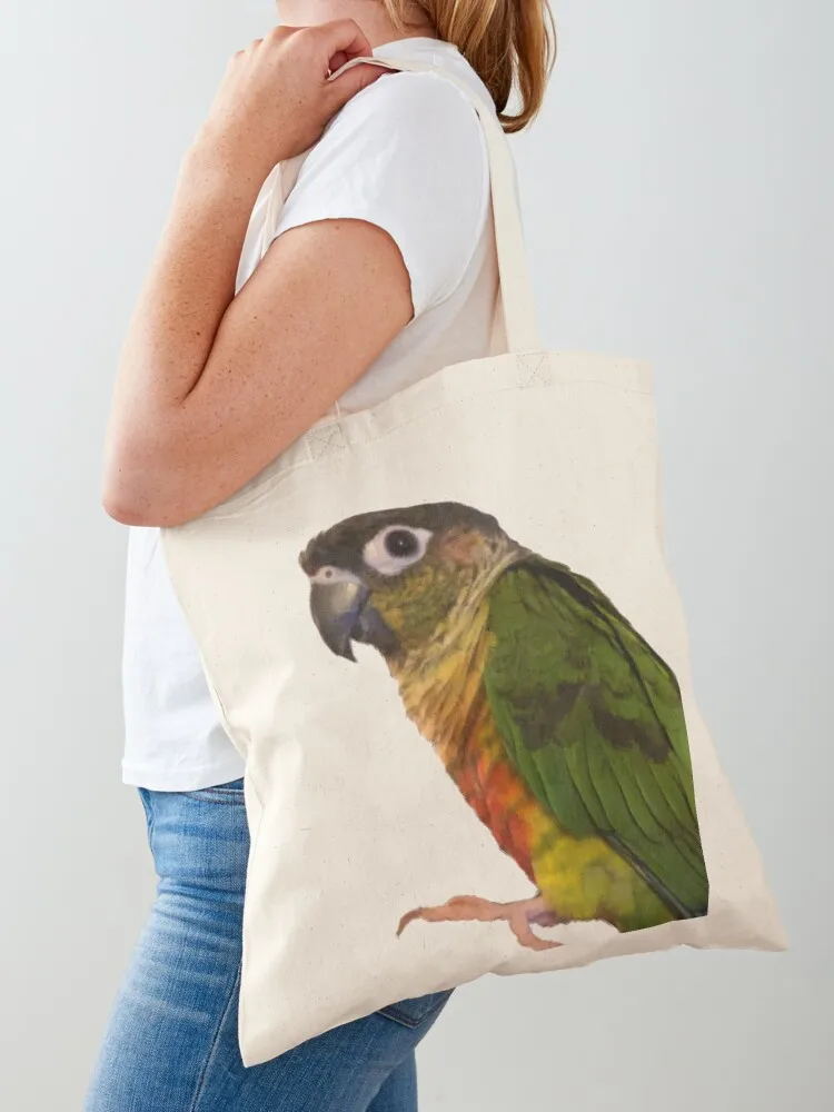 Green Cheek Conure design Conure Small Parrot Parakeet Parrot lover Tote Bag bags for women Shopper tote bag woman