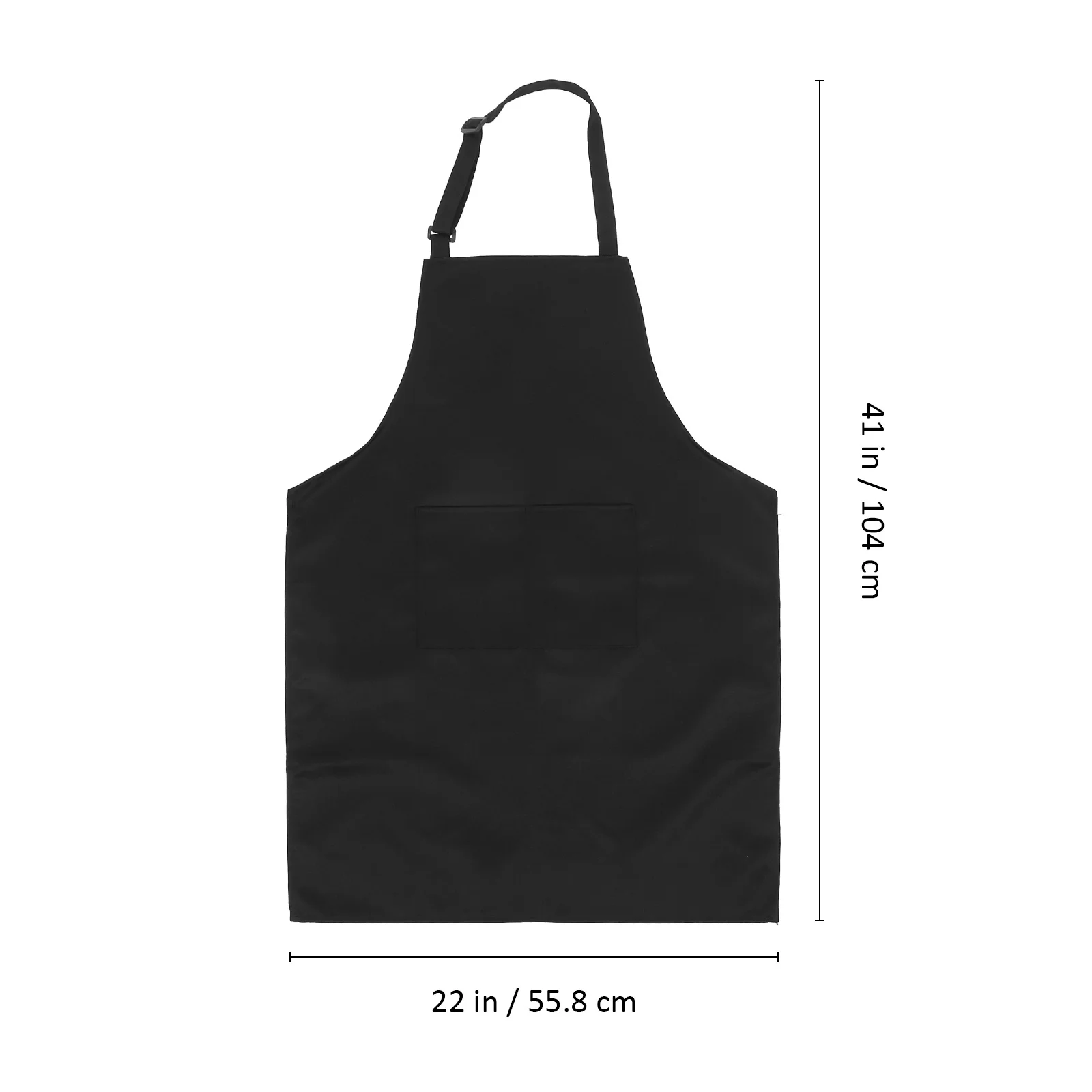 Tablier de Chef réglable en Polyester et coton, 2 pièces, tablier de cuisine de grande taille, tabliers à bavoir élégants pour femmes et hommes