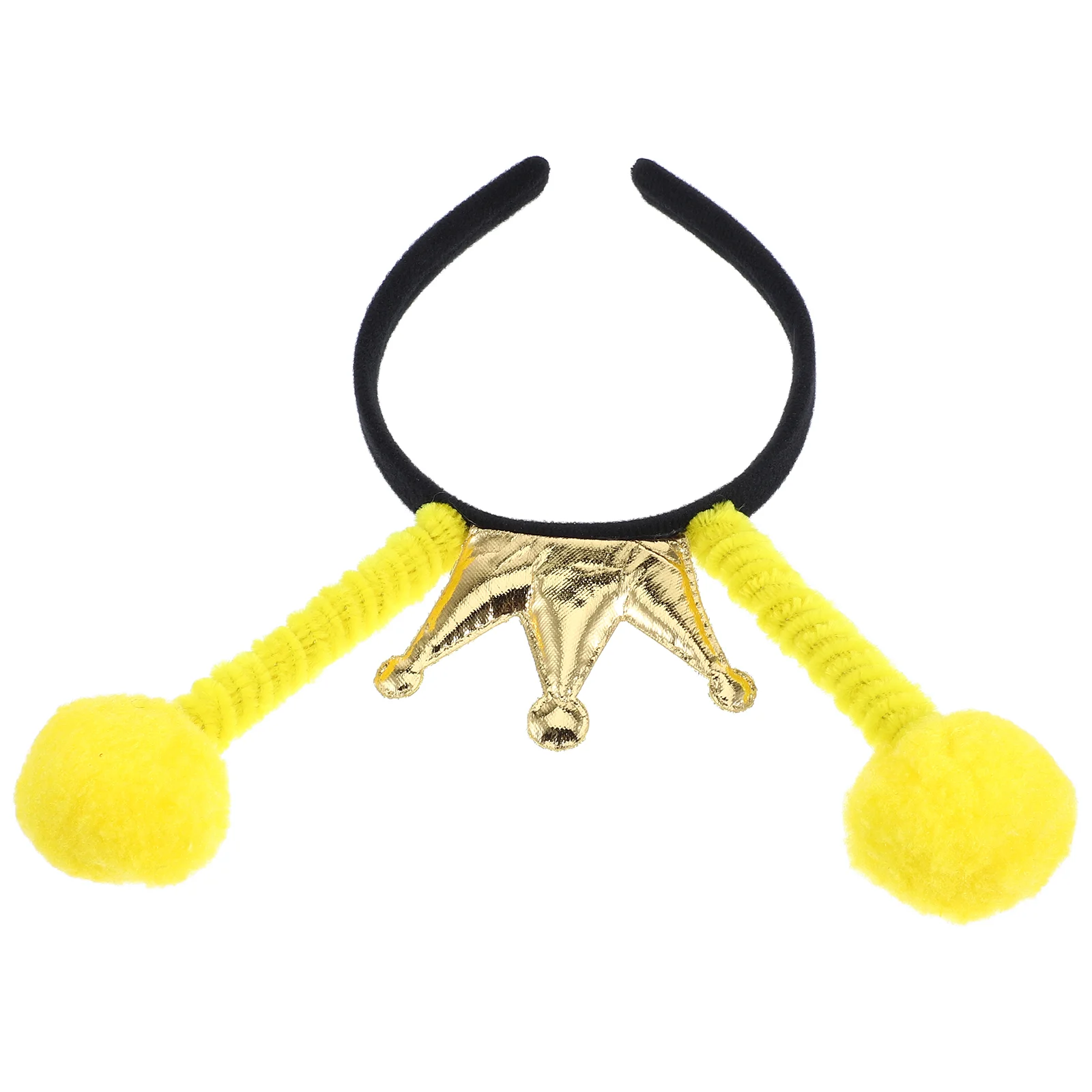 Bee Headband Adult Costume Women Cosplay Party Tentacle Short Plush Accessories for