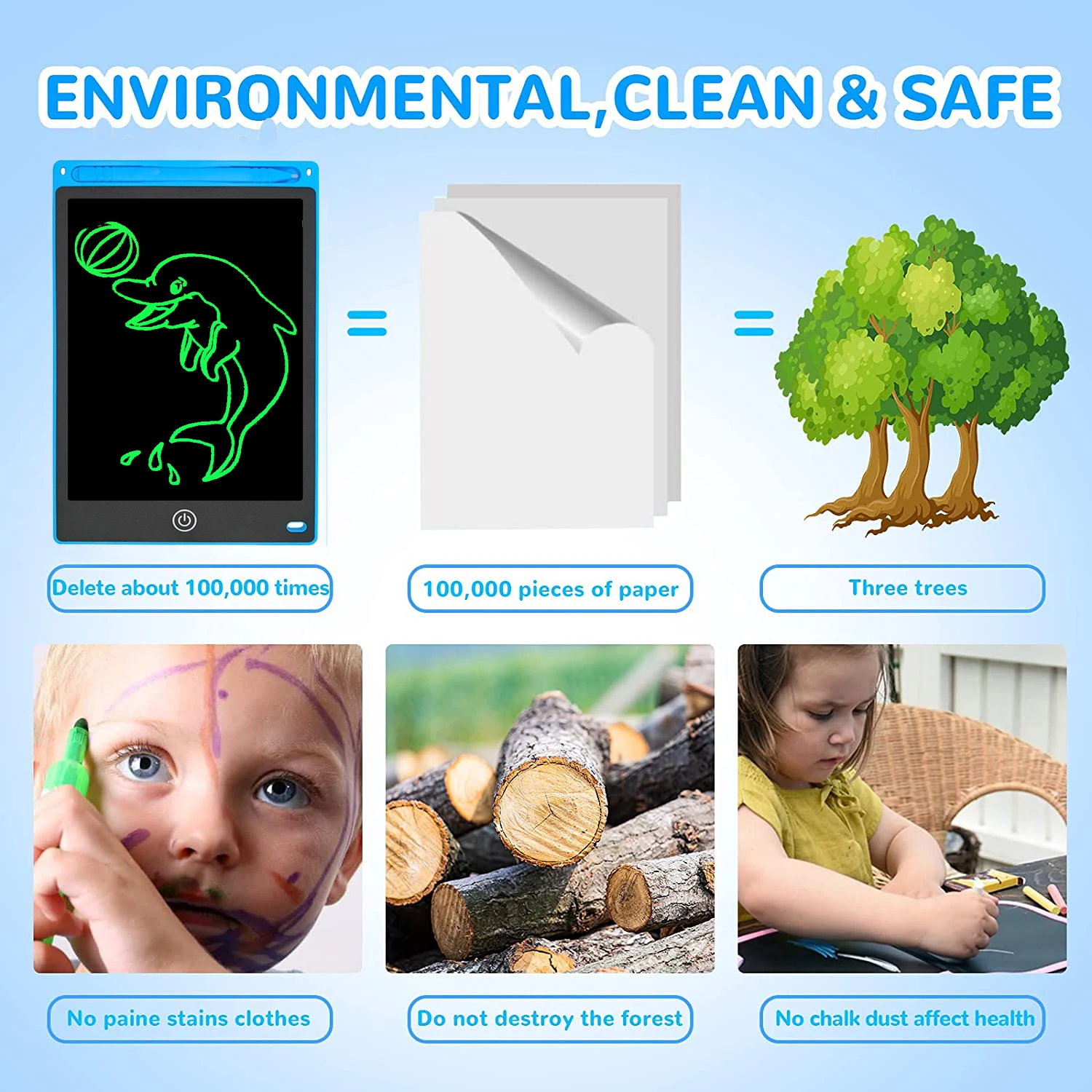 Drawing Pad Digital Board Electronic Smart Notebook 8.5 Inch Smart LCD Writing Tablet Notepads Graphics Handwriting Board