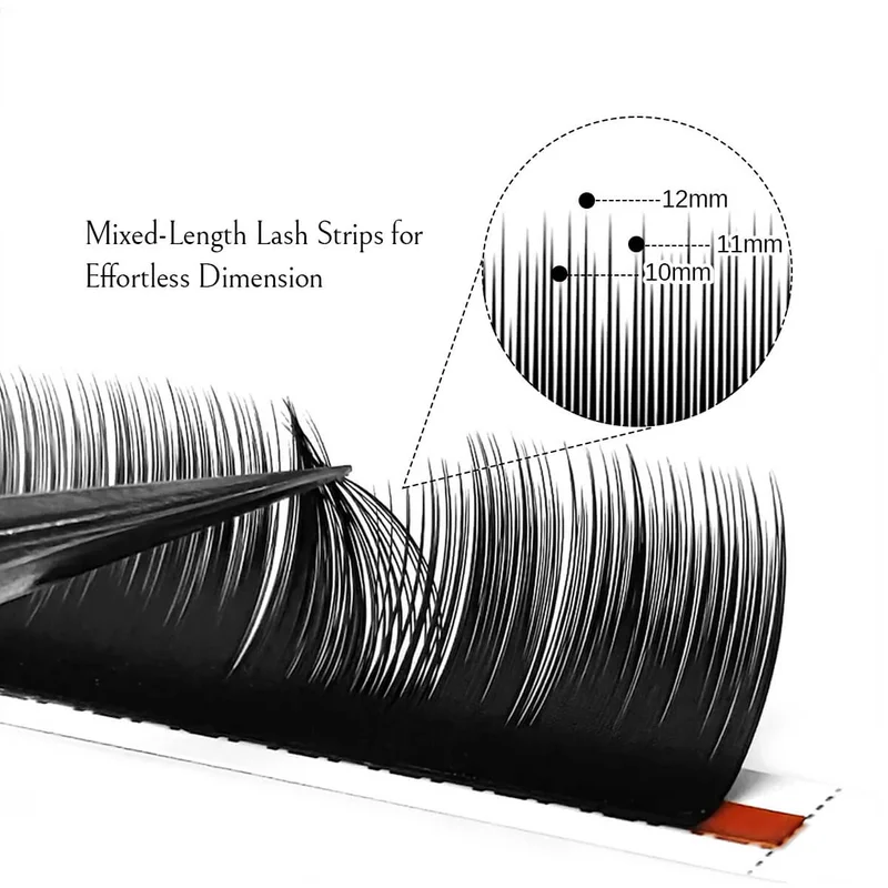 SENSE LASHES 16 Rows Camellia Textured Lashes J B C CC Curl Natural Soft Eyelash Extensions Russian Volume Individual Lashes