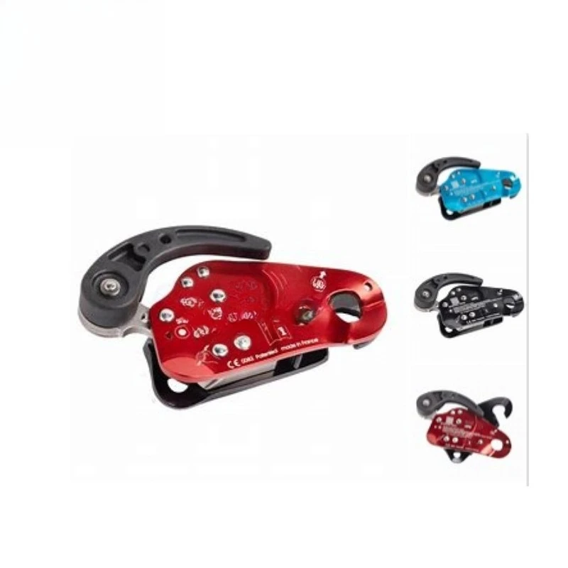 

Rope technology, fall stop, multi-function descender, anti-fall aluminum alloy hand-controlled descender