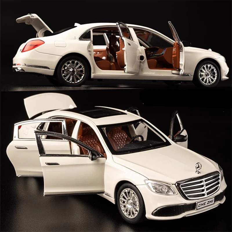 

1:24 E-Class E300 L Alloy Car Model Simulation Diecasts Metal Vehicles Car Model Sound and Light Collection Childrens Toys Gifts