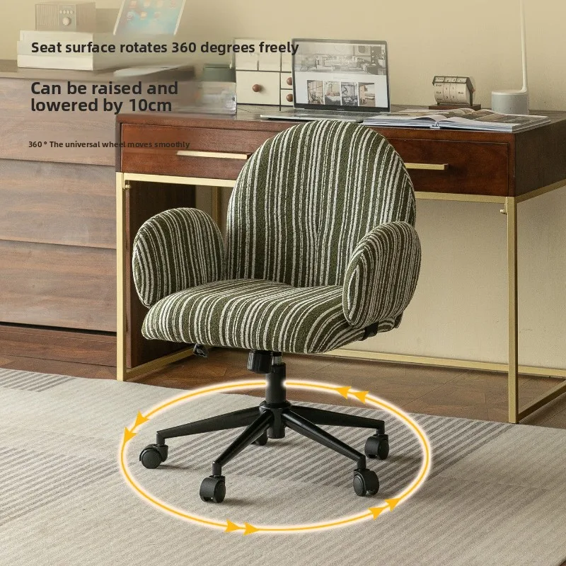 Computer Chair,Home Women's Bedroom Makeup Chair,Leisure Chair,Comfortable Office Chairs,Backrest Chairs,Rotating Lift Chairs