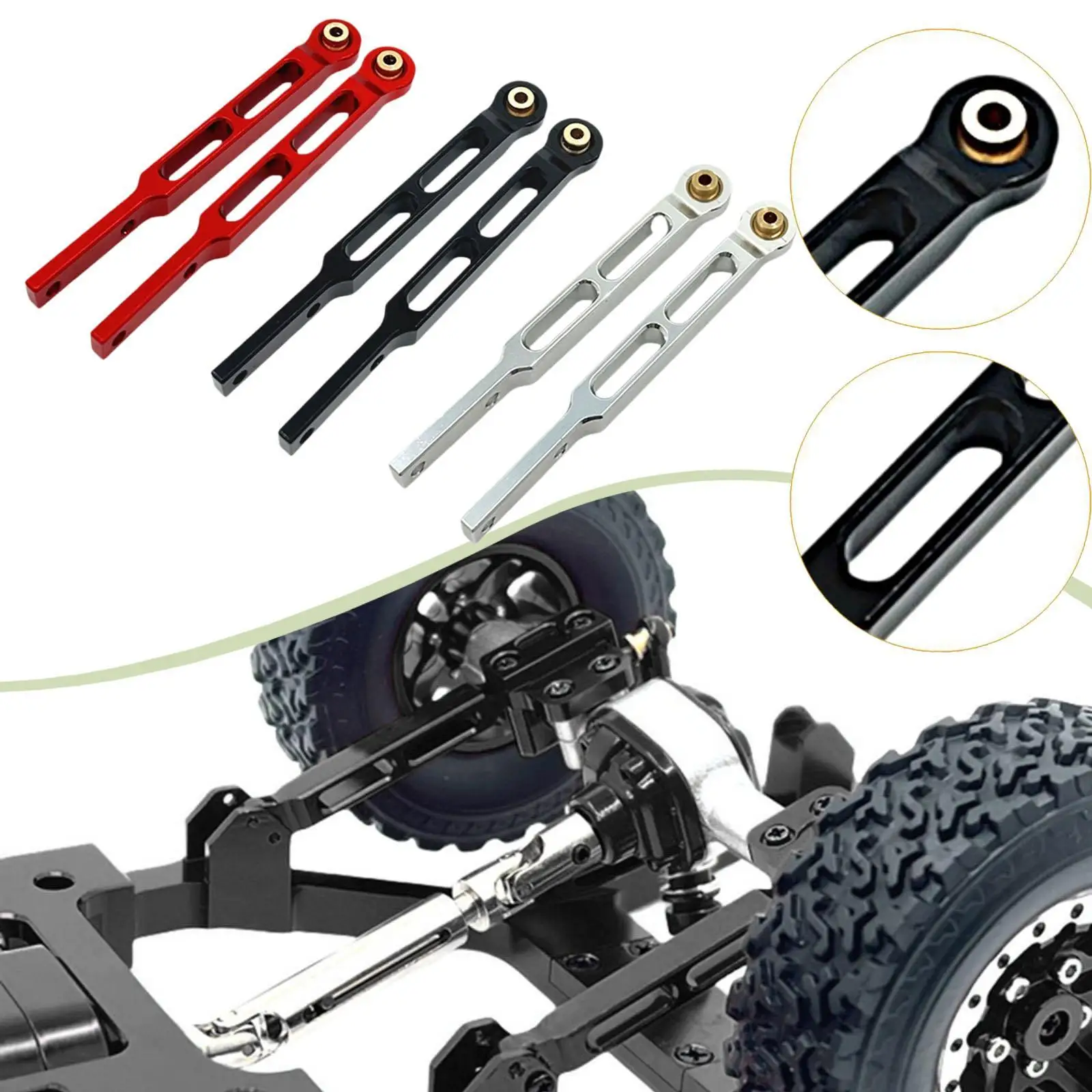 2x1/12 RC سيارة المحور سحب قضيب الملحقات تحديد أجزاء ، مباشرة استبدال أجزاء سهلة التركيب ل MN82 MN82Pro LC79 RC مركبة