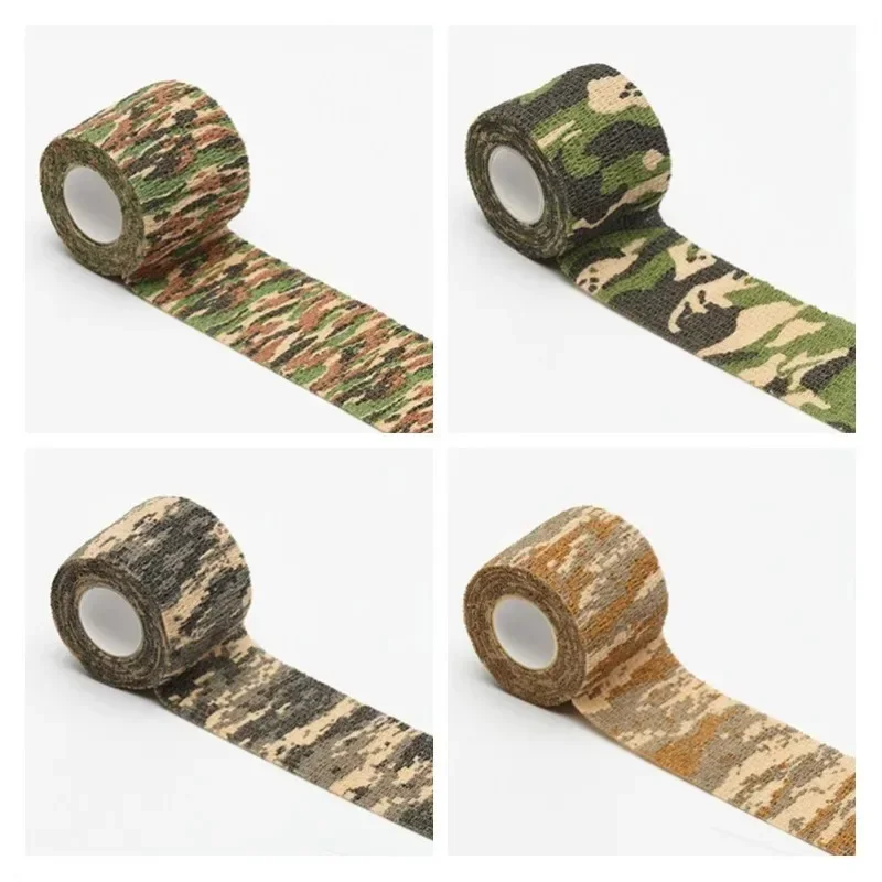 5cmx4.5m  Camo Outdoor Hunting Shooting Blind Wrap Camouflage Stealth Tape Waterproof Wrap Durable HOT