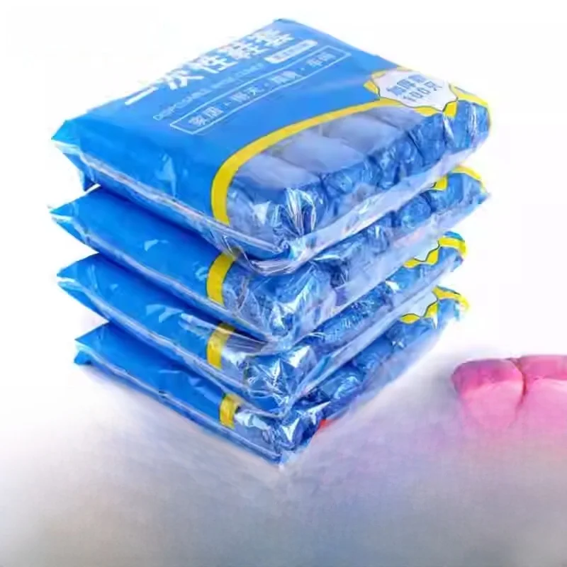 

Одноразовые утолщенные пластиковые бахилы для дома, пыле- и водонепроницаемые, нескользящие, для компьютерных залов, 3000 шт.