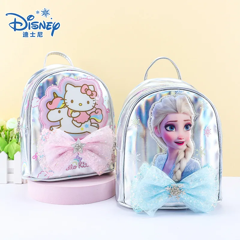 

Disney Cartoon Princess Children Backpack Kindergarten Bag Frozen Elsa Girl Boy Car Gift Bag For School Student Storage Book