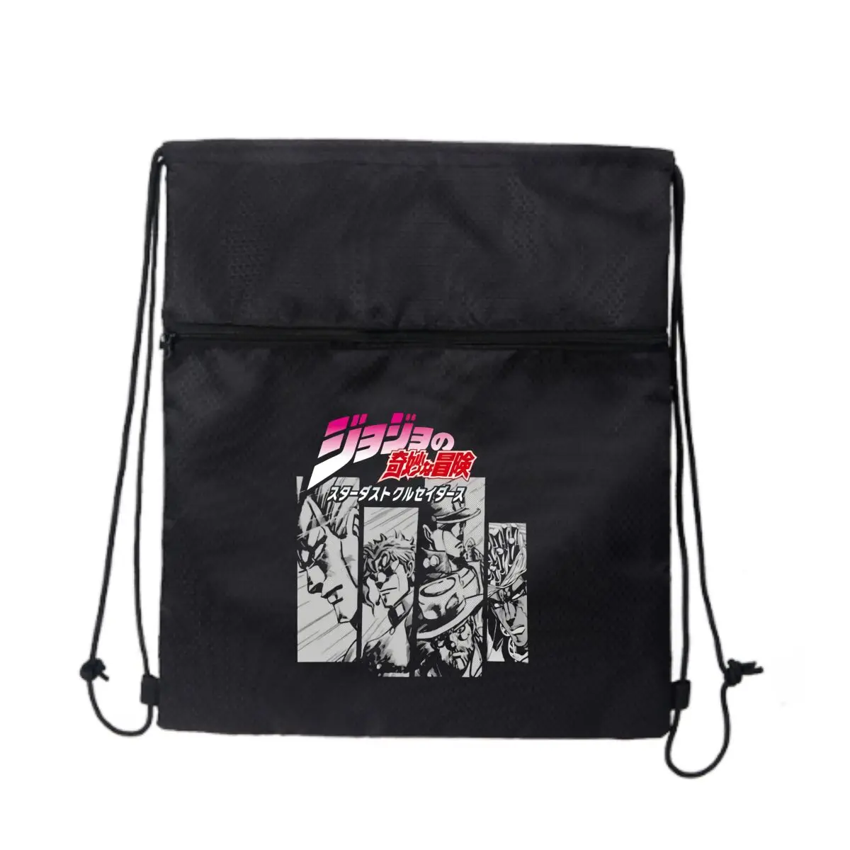 

JoJo's Bizarre Adventure Манга Art Essential Открытый рюкзак на молнии на шнурке для любителей активного отдыха