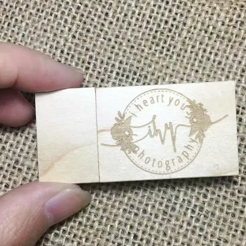 맞춤형 로고 나무 펜 드라이브, USB 2.0 플래시 드라이브, 사진 결혼 선물용 메모리 스틱, 4GB, 8GB, 16GB, 32GB, 64GB, 로트당 20 개