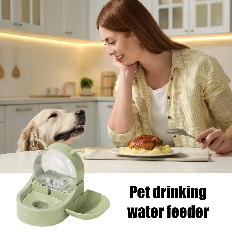 

Automatic Cat Water Dispenser Clear Large Capacity Pet Water Fountain Dispenser Anti Slip Detachable Pet Water Bowl With Filter