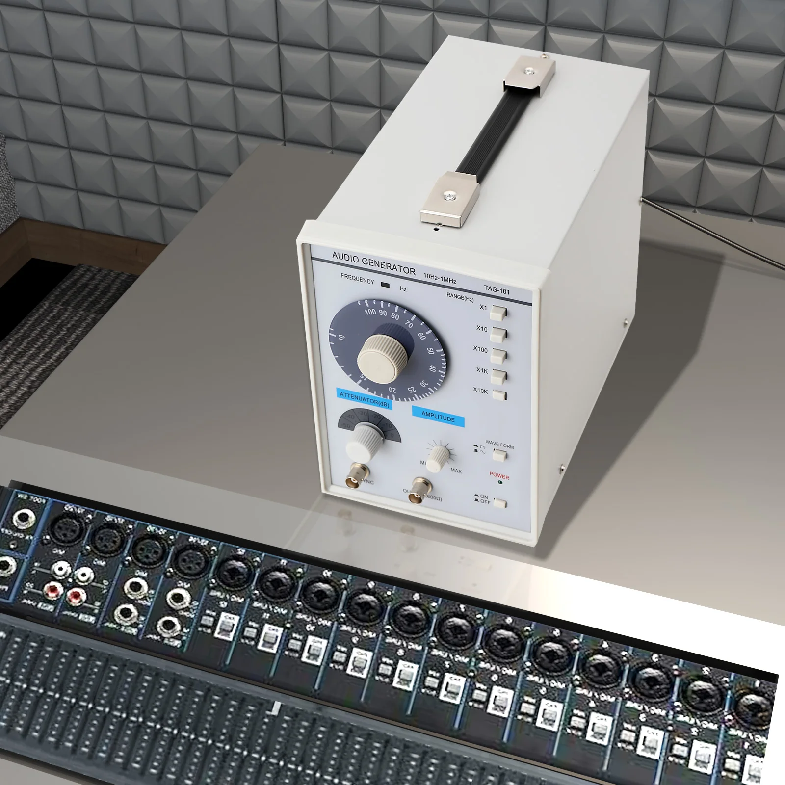 TAG-101 مولد إشارة عالي التردد مصدر إشارة 10 هرتز-1 ميجا هرتز تردد تردد الراديو مولد نبضات عالي الدقة