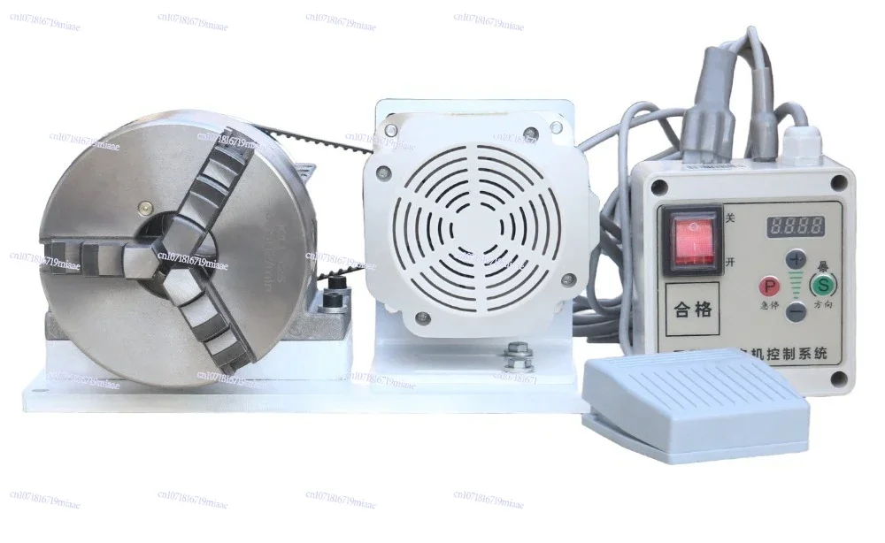 Motor Chuck Power Head Spindle Assembly Adjustable Speed Three Jaw Chuck For Electric Polishing