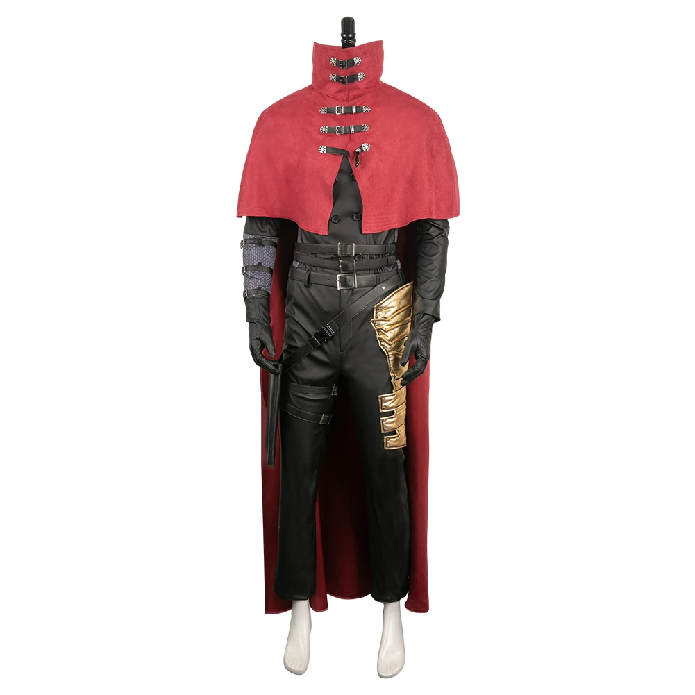 Nette Vincent Leon Cosplay Costume pour hommes, manteau pour adultes, gants Everak, tenues d'Halloween, déguisement de fête de carnaval, imbibé