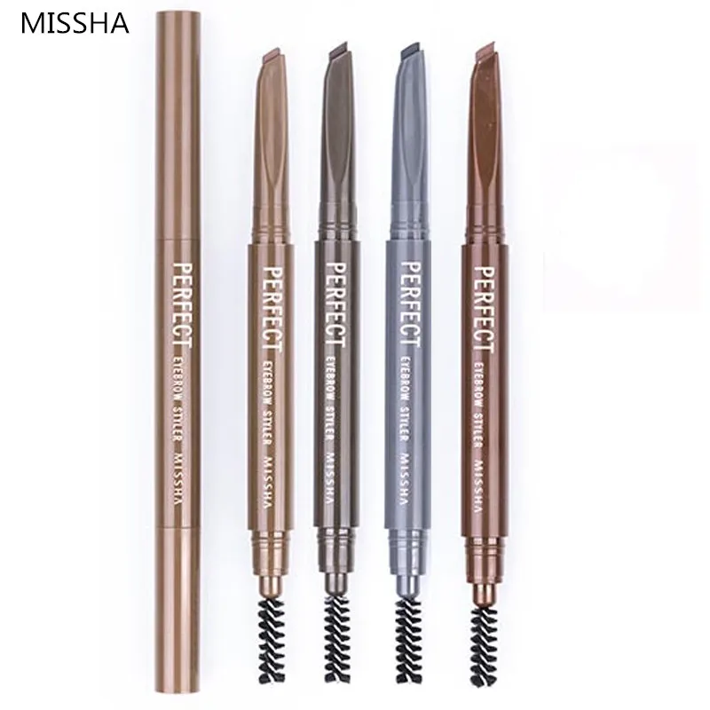 MISSHA Perfect Eyebrow Styler 1pc Auto Type Waterproof Natural Sketch Liquid Pencil Professional Fine Korea Cosmetics