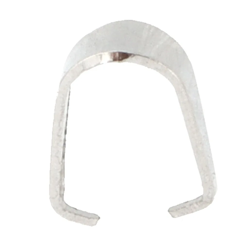 500pcs Jewelry Tools Stainless Steel Pinch Clips Exquisite Silver Bail Clasp Snap Open Pendant Clasps Jewelry Findings
