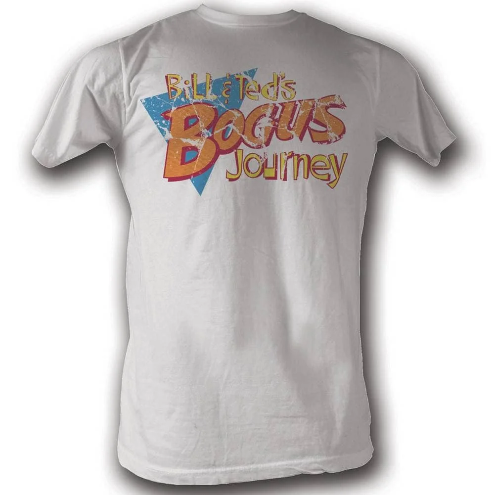 Bill And Ted Bogus White Adult T Shirt