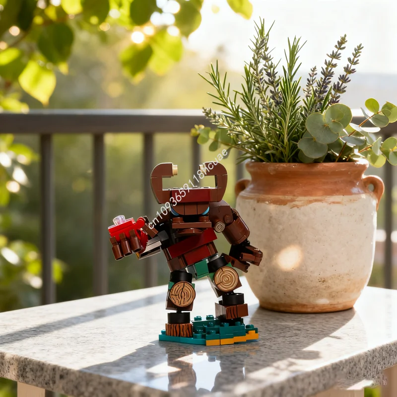 316 Piezas MOC Skylanders Tree Rex, Bloques de Construcción de Modelos de Juegos, Regalos para Festivales, Juguetes de Ensamblaje, Idea de Bricolaje Educativo
