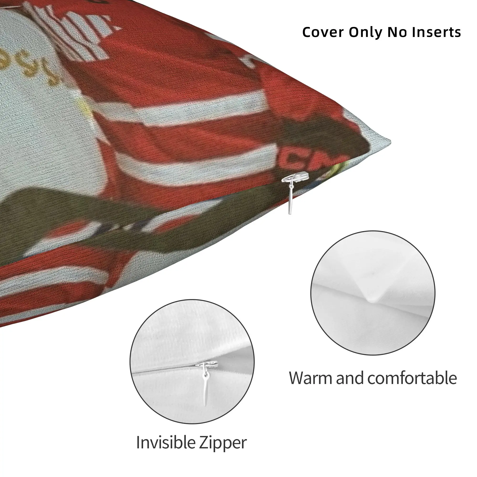 Ilya and Shane Heated Rivalry Pillowcase Soft Polyester Cushion Cover Gift  Throw Pillow Case Cover Home Zippered 40*40cm