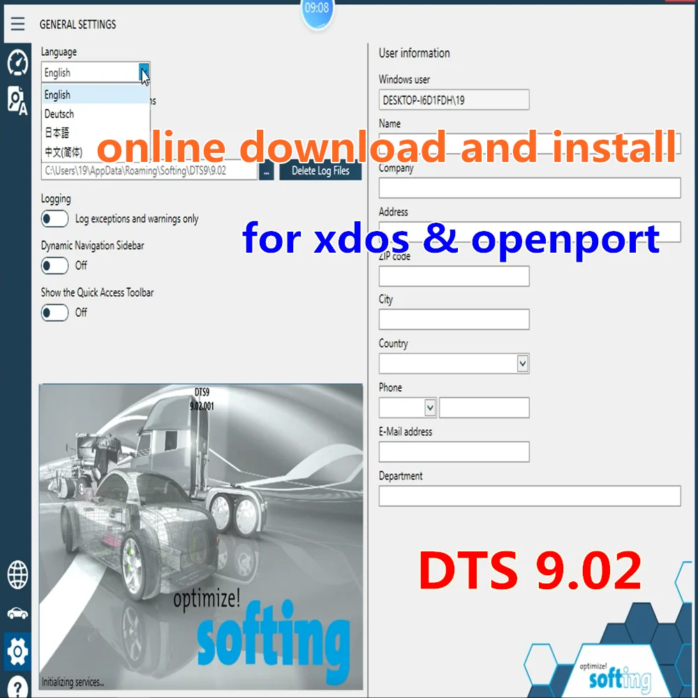 2024 NEW! DTS Monaco V9.02 / DTS V8.16 for MB Star C4 C5 C6 multiplexer VCI for openport Free Online Installation and Activation