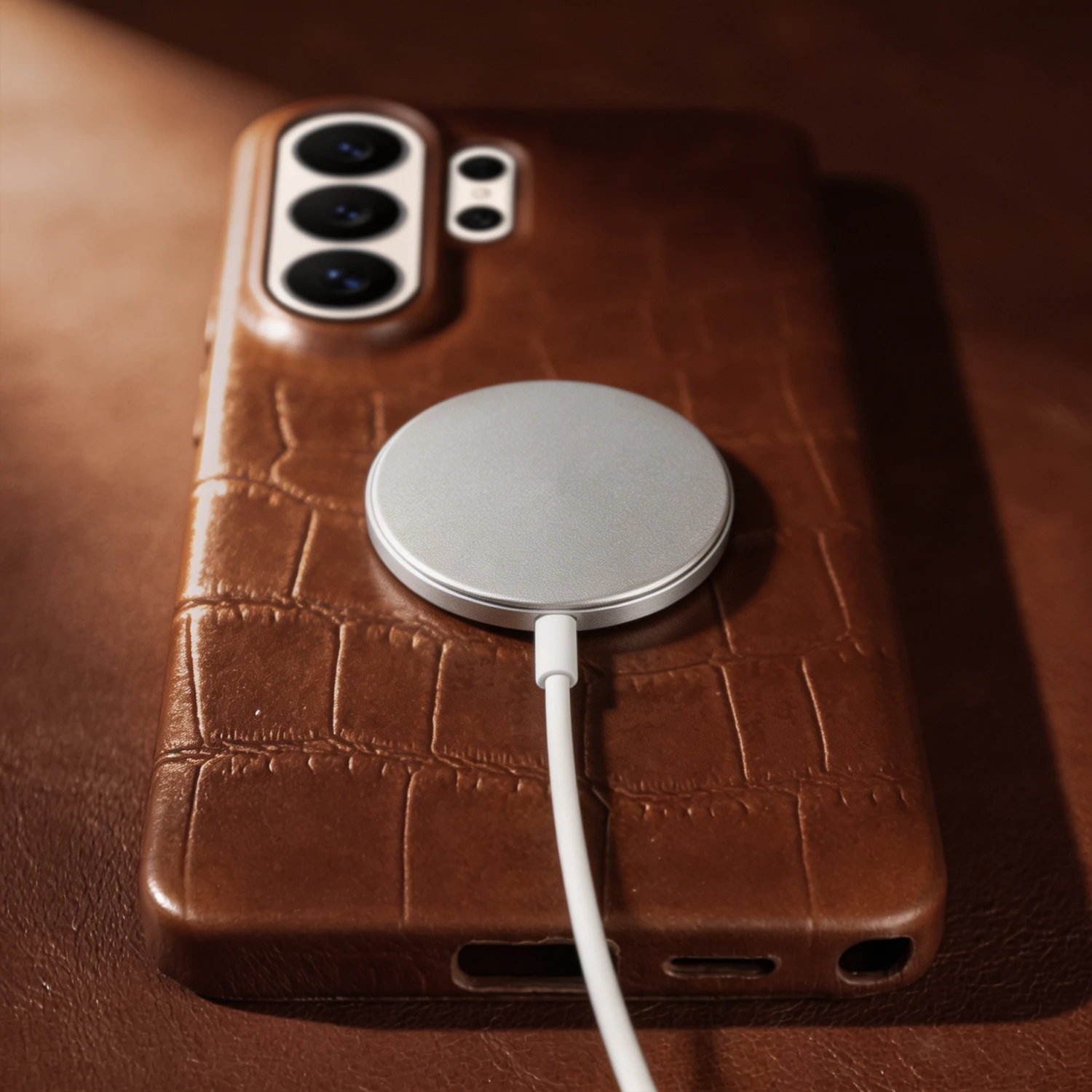 Echtes Leder Magsafe Magnetische Hülle Für Samsung Galaxy_voghion.com