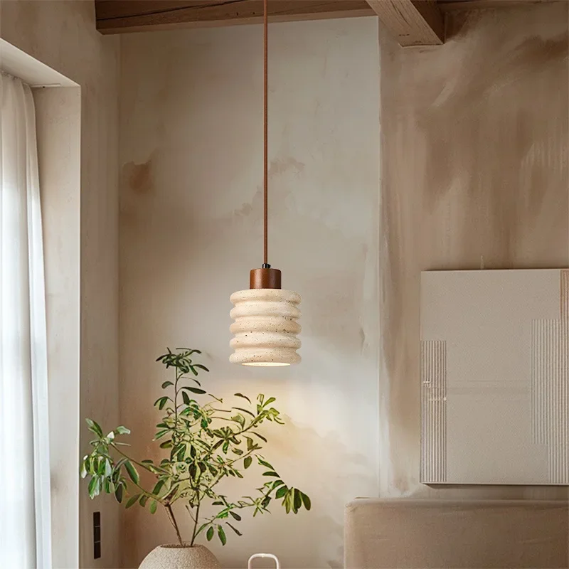 

Wabi Sandy Wind Hotel Bedside Small Chandelier Restaurant Bar Light Japanese Style Master Bedroom Room Background Light