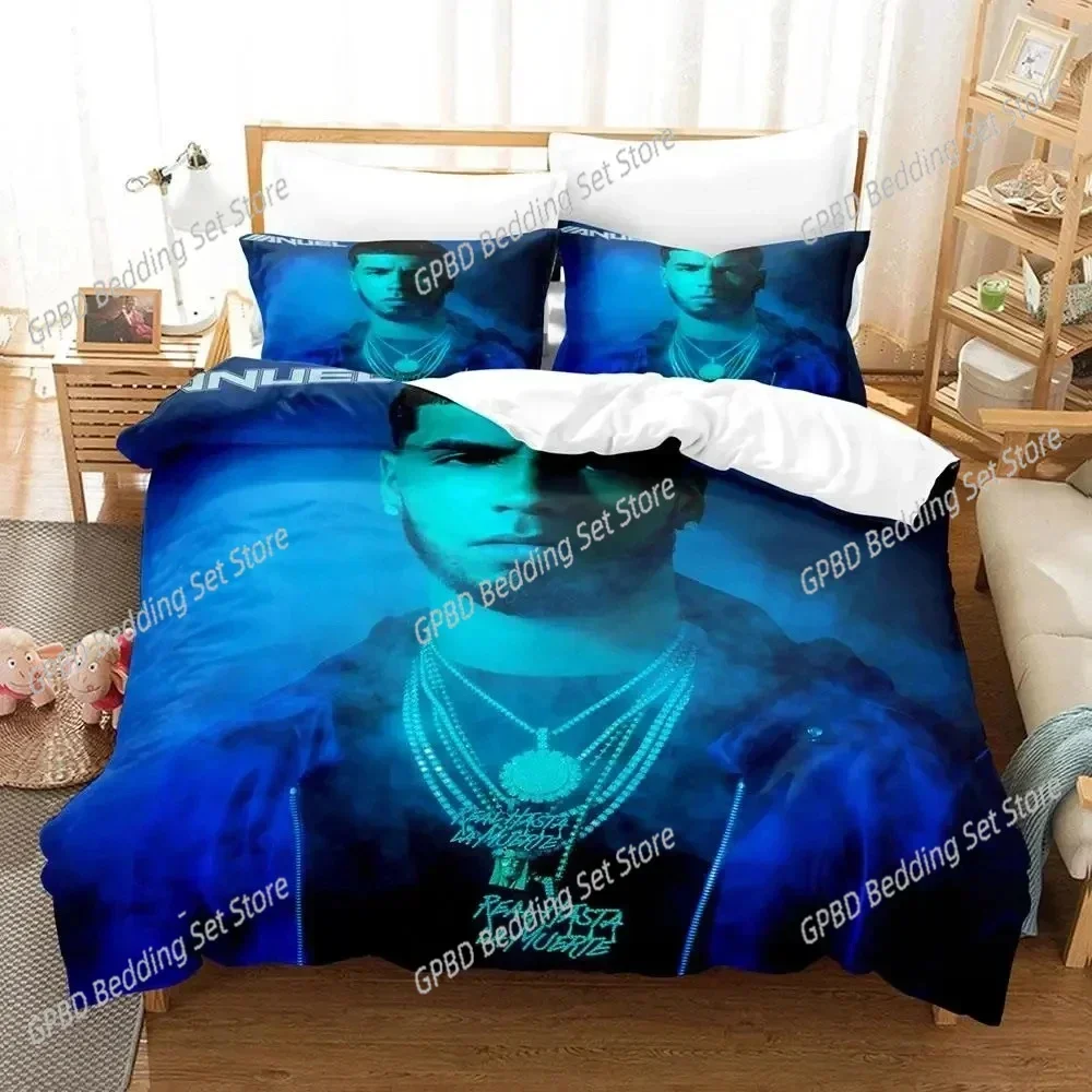 Anuel Aa Real Hasta La Muerte 3D NEW Duvet Cover Pillowcase Bedding Set Adult Boy Girl Bedroom Decoration Single Double Large