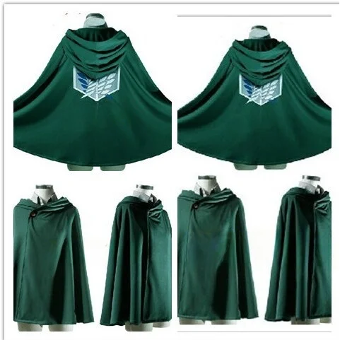 ハロウィン進撃の巨人フリーウィングコマンダーケープコスプレアニメ衣装ロングコートポリエステル素材伝統的な中国衣装