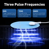 Masseur électronique EMS NMES TENS pour tout le corps, stimulateur musculaire avec 18 modes et 30 niveaux d'intensité pour la relaxation et l'amincissement 3