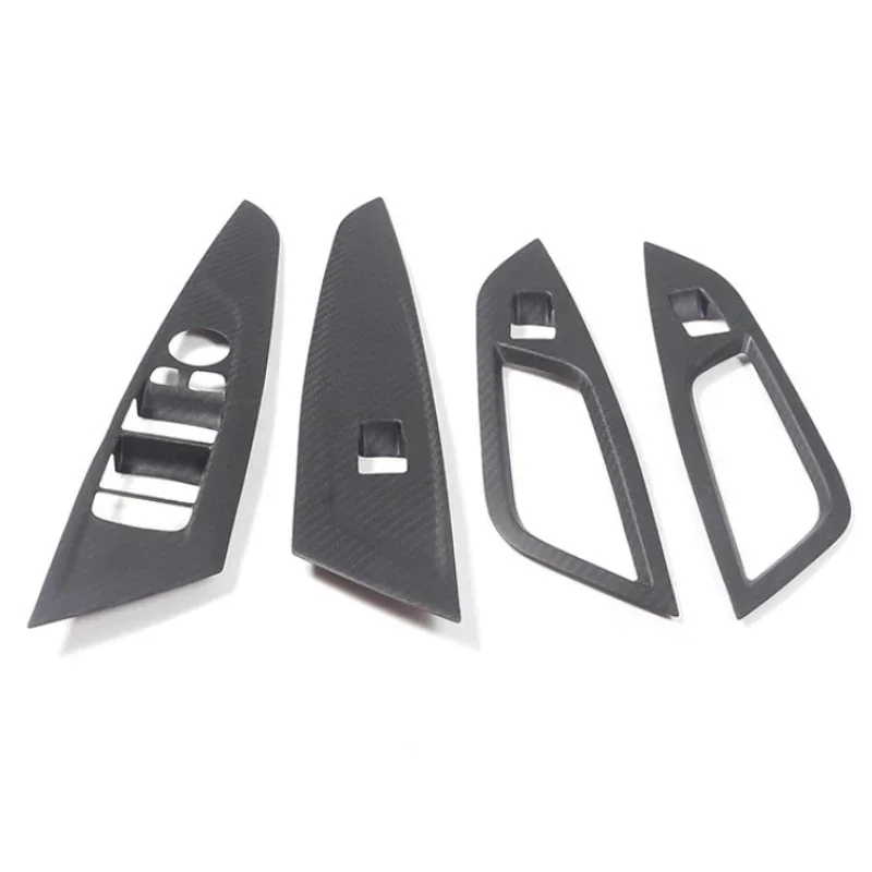 For BMW 4 Series G23 2-Door/Convertible Real Dry Carbon Fiber Window Switch Cover Trim 2022-2024 Interior Mouldings Accessories