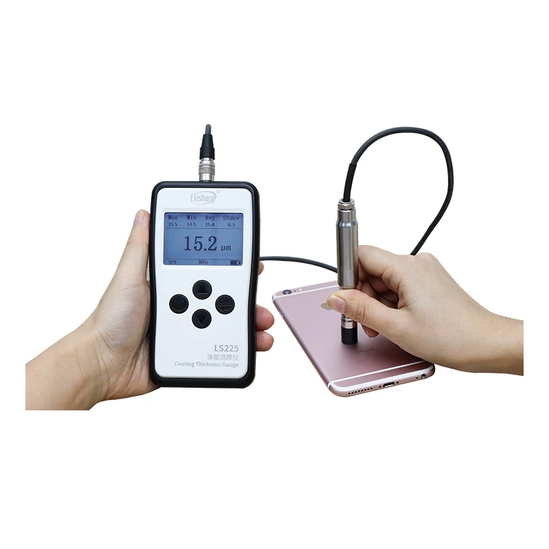 LS225+N1500 Eddy Current Thickness Gauge for Anticorrosive Anodic Coating on Copper Aluminium Alloy Plating Thickness Tester