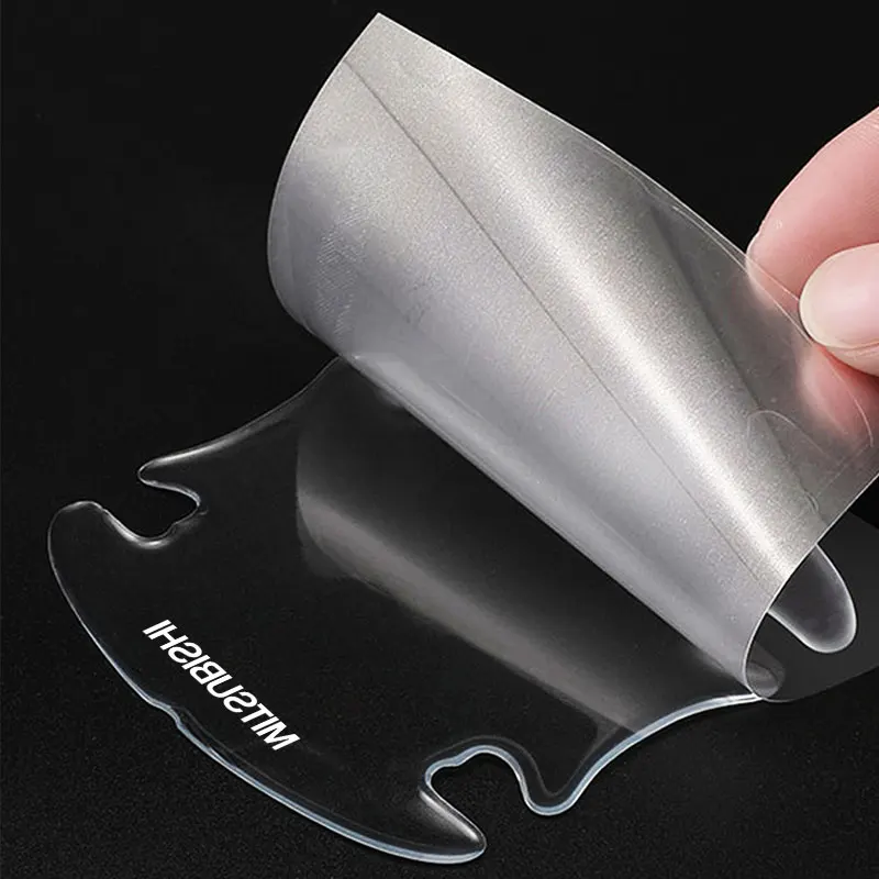 Car door anti-collision strip door handle protection strip For Mitsubishi Outlander Lancer 10 9 ASX RALLIART Eclipse L200 Pajero