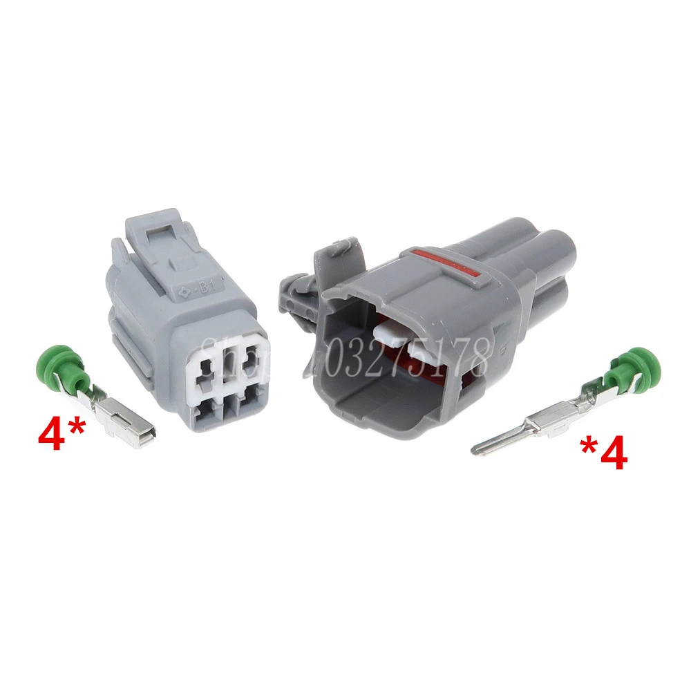 1 Set 4 Pin 6188-0217 6189-0217 90980-11292 Auto Waterproof Connector Front Oxygen Sensor Plug For Toyota