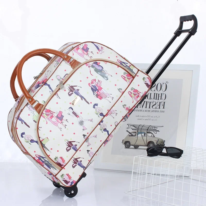 Trolley Travel Suitcase Travel Bag Hand Luggage Waterproof Trolley Case Large Capacity Roller Travel Bag On Wheels Boarding Bag