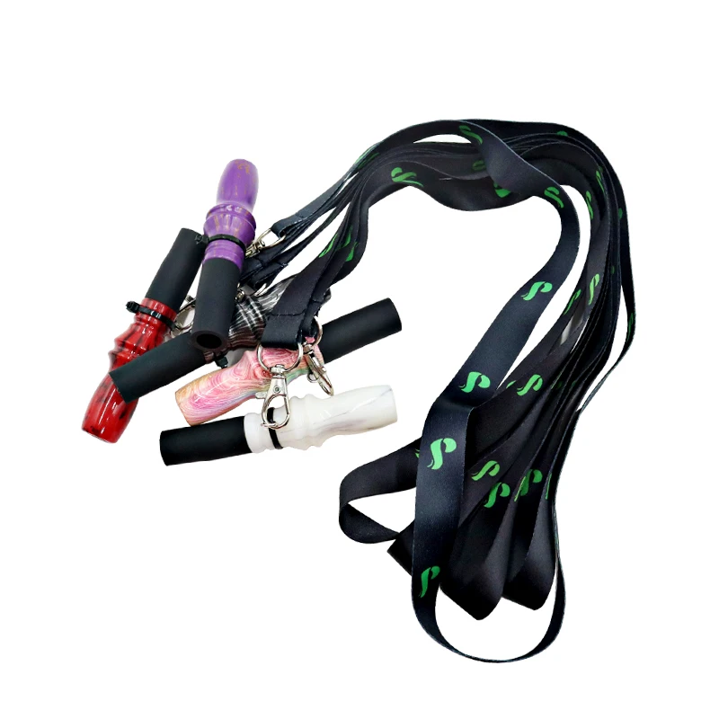 

SY Reusable Shisha Mouthpiece with Hang Rope Strap Hookah Mouth Tips Silicone Resin Water Pipe Mouthpieces Cigarette Holder