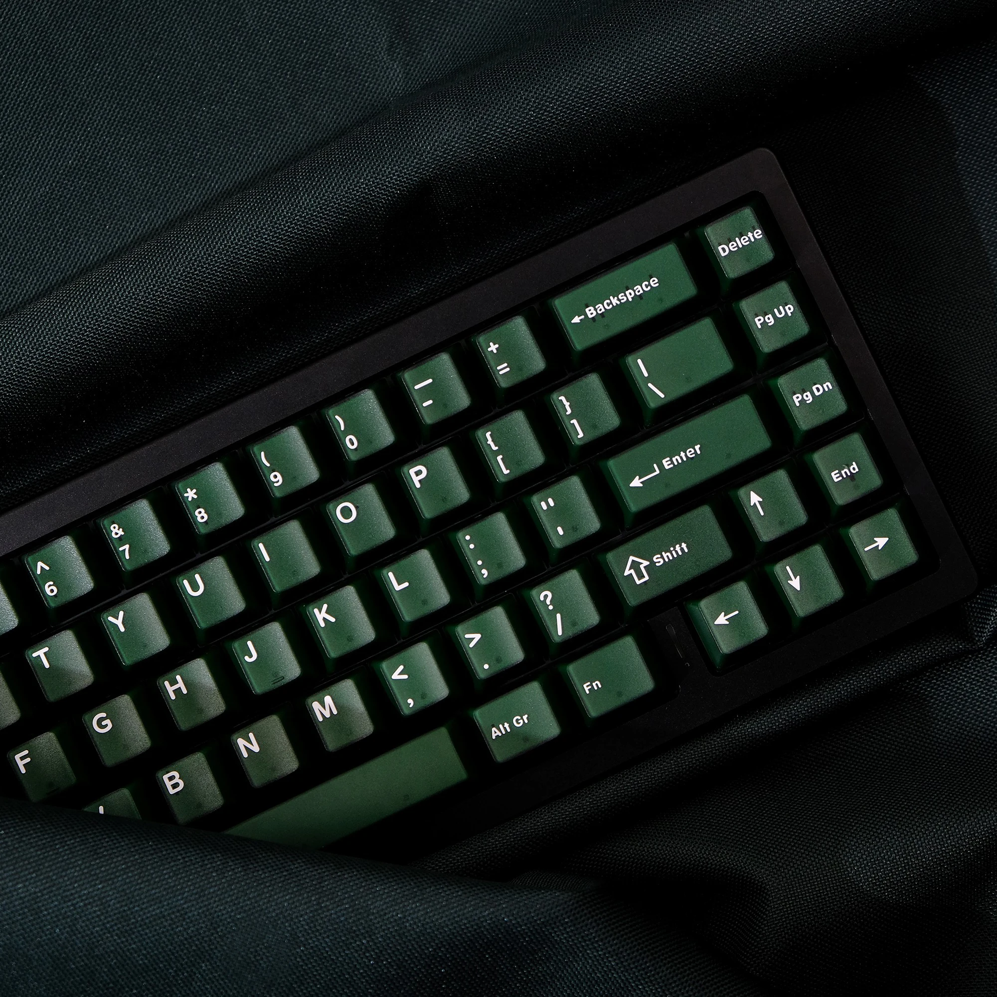 114 Keys Emerald Green Semi Transparent Keycaps Double Shot ABS Keycaps Cherry Profile for Gateron MX Switches Gamer Keyboard