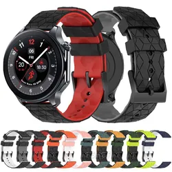 For OnePlus Watch 2 Strap Silicone Replacement Wristband For OPPO Watch X 4 Pro Bracelet For Realme Watch 3 Pro Watch Band 22mm