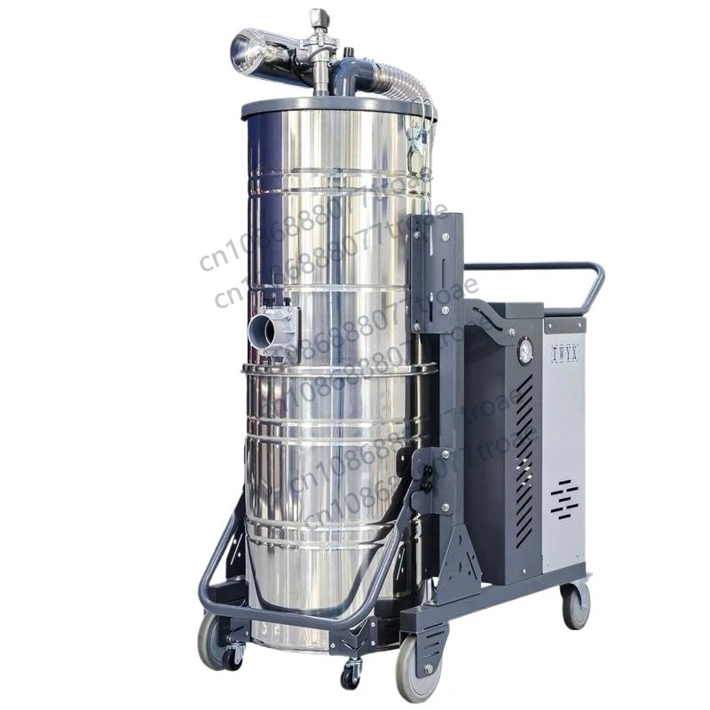 

220V high-power industrial vacuum cleaner, 5500W industrial mobile 380V workshop dust explosion-proof vacuum cleaner