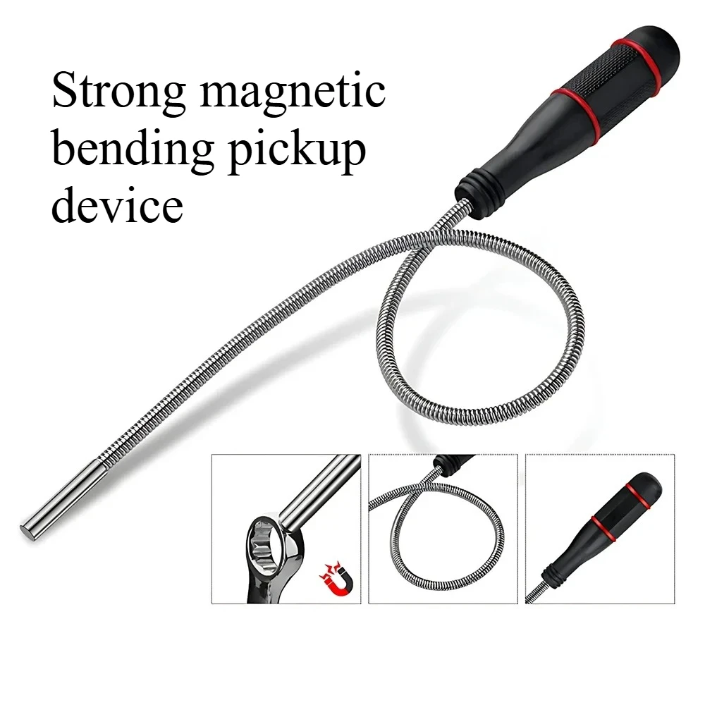 

Инструмент для извлечения: гибкий магнитный складной захват для поиска падших предметов, для доступа к сливным каналам раковин.