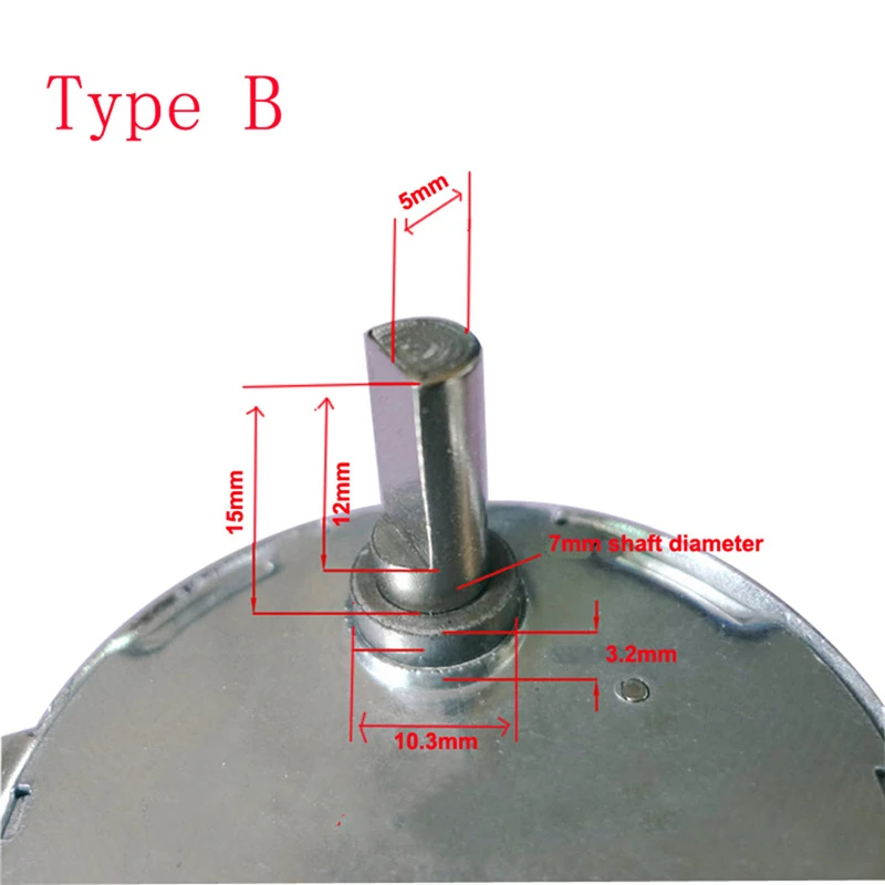 AC 220V 110V 6V 12V 24V 4W Claw Pole Permanent Magnet Synchronous Motor CW CCW TYC-50/49TYJ/TYJ50/50TYZ Fan Shaking Head