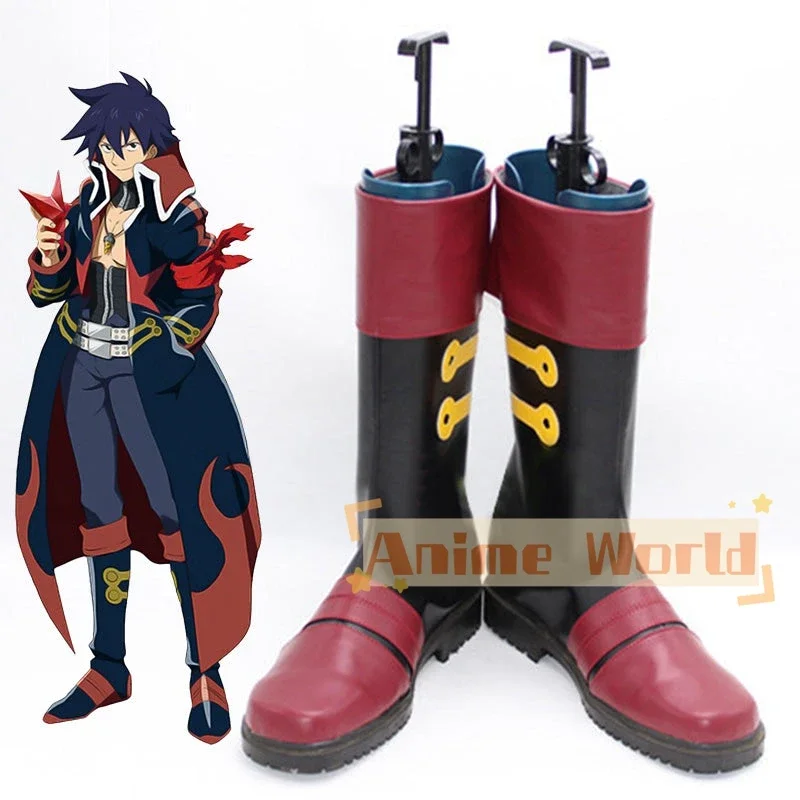 

Tengen Toppa Gurren Lagann Simon Shoes Сапоги для косплея Хэллоуин Карнавальные сапоги на заказ