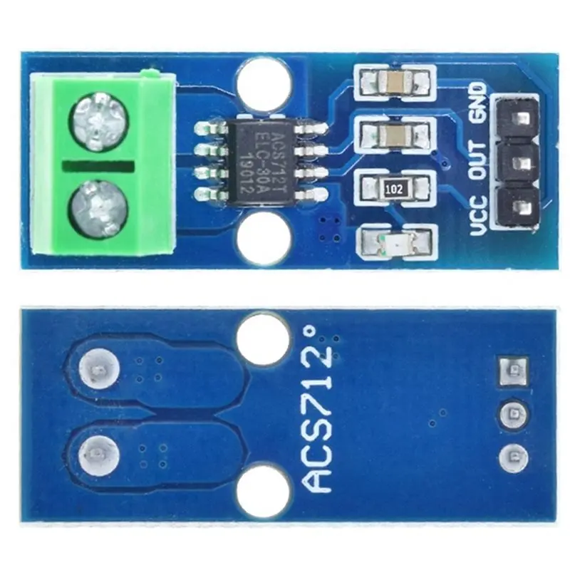 DT24 2X Hall Current Detection Module TZT ACS712 30A Sensor for Arduino DIY Electronics Robotics Projects